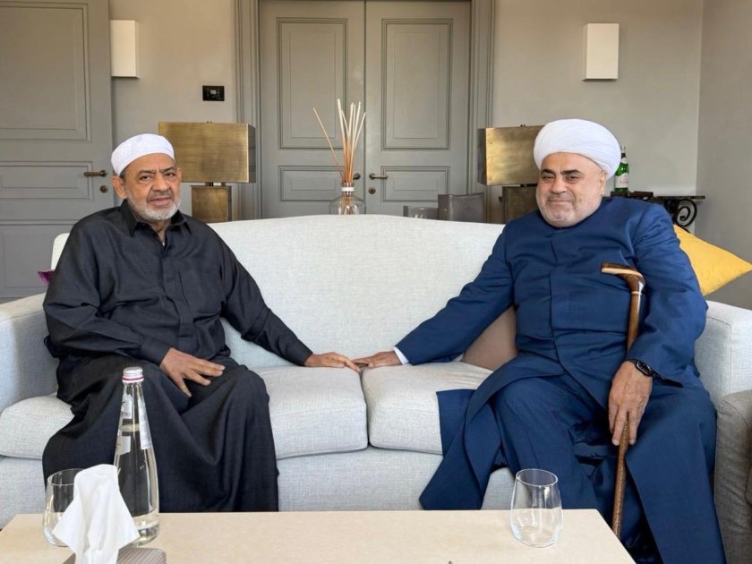 Şeyxülislam Allahşükür Paşazadə Romada Əl-Əzhər şeyxi ilə görüşüb