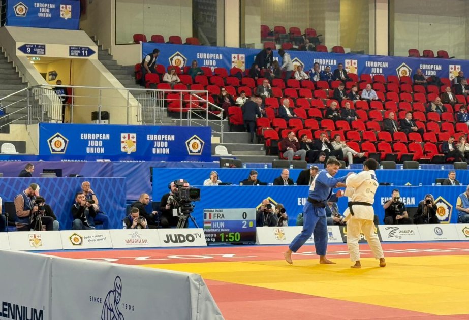 Azərbaycan cüdoçuları Avropa çempionatında yarımfinala yüksəlib