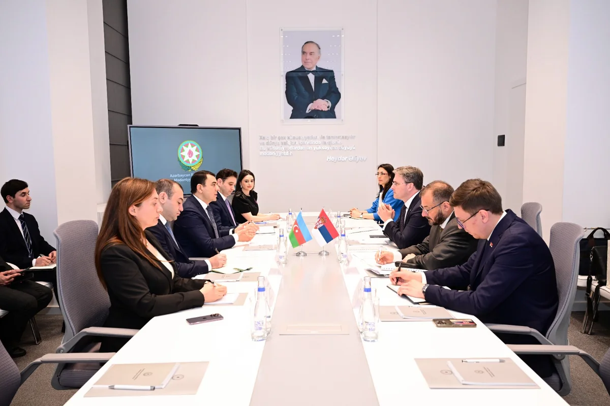 Azərbaycan ilə Serbiya arasında mədəniyyət sahəsində əməkdaşlığın perspektivləri müzakirə olunub