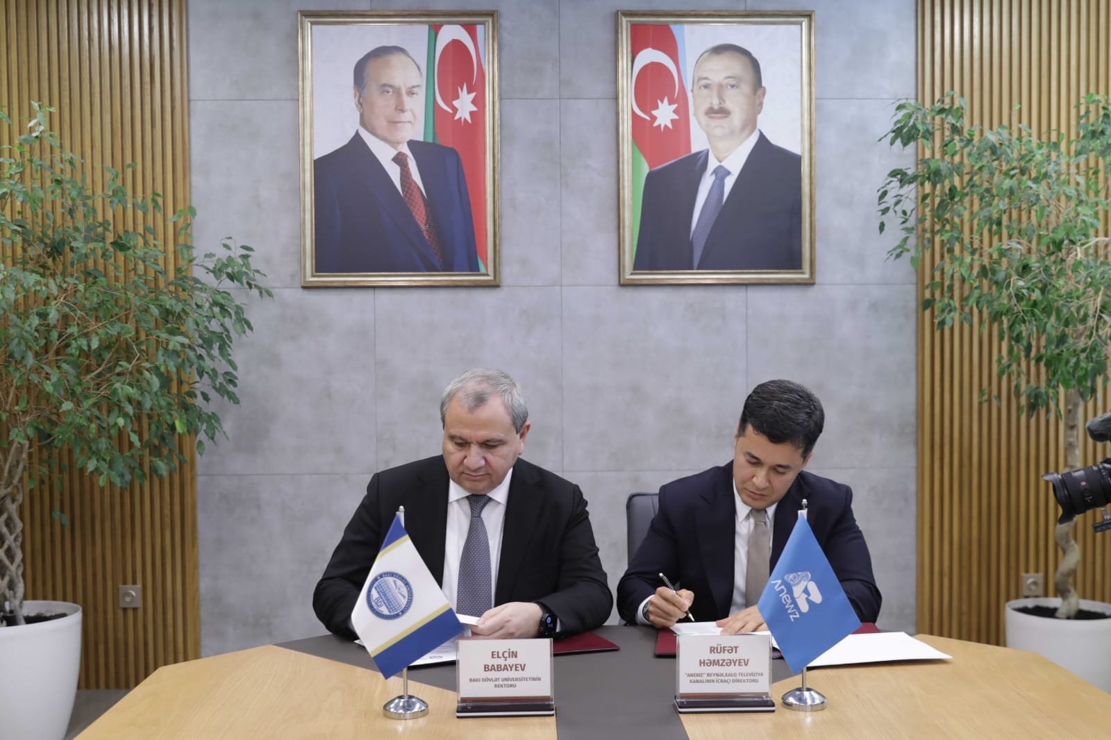 BDU və AnewZ arasında anlaşma memorandumu imzalanıb
