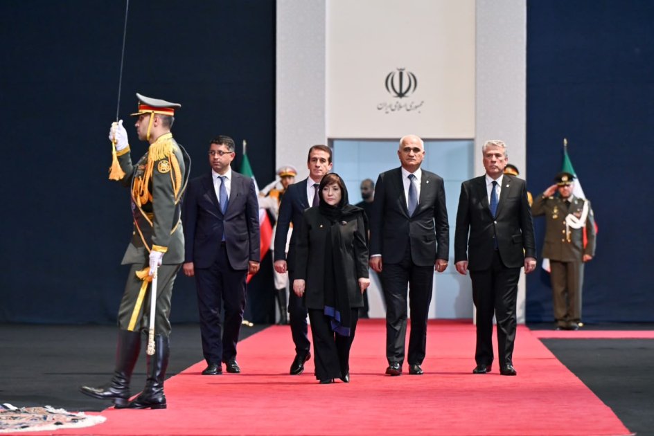 Milli Məclisin sədri Ayətullah Seyid Əli Xameneinin vida mərasimində iştirak edib